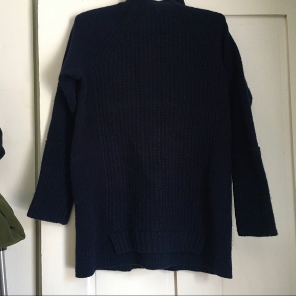 Navy Wool J.Crew Sweater - Picture 5 of 6